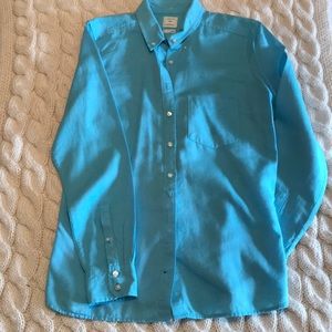 GAP Shrunken Boyfriend Button Down Shirt